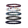 Mens and Female Watch with Bracelet Making Supplies Real Rose Quartz Sodalite Gem Stone Bead Birthstone Bracelet