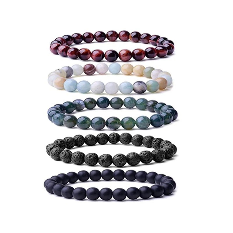 Mens and Female Watch with Bracelet Making Supplies Real Rose Quartz Sodalite Gem Stone Bead Birthstone Bracelet