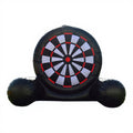 Commercial Carnivals Giant Inflatable Football Shooting Dartboard Game with EN14960 Certification Outdoor Use