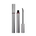 HUIHO Premium Metal Mascara Tubes 6ml Sleek Silver Body with Vibrant Red Accent for Cosmetics Wholesale