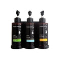 Hotel Triple Manual Plastic Shampoo Dispenser Body Wash Hair Conditioner Dispenser with Brackets