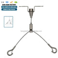 Factory Price Heng Da Brass Light Lifters Hanging Picture Steel Wire Cable Suspension Kits for Lighting