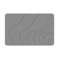 Water Absorbing Solid Diatomite Stone Bath Mat Anti-Slip Machine Made Eco-Friendly Quick Drying