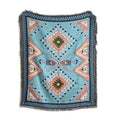 Custom Design Portable Woven Throw Blanket for Home Travel & Hotel Use-Four Seasons