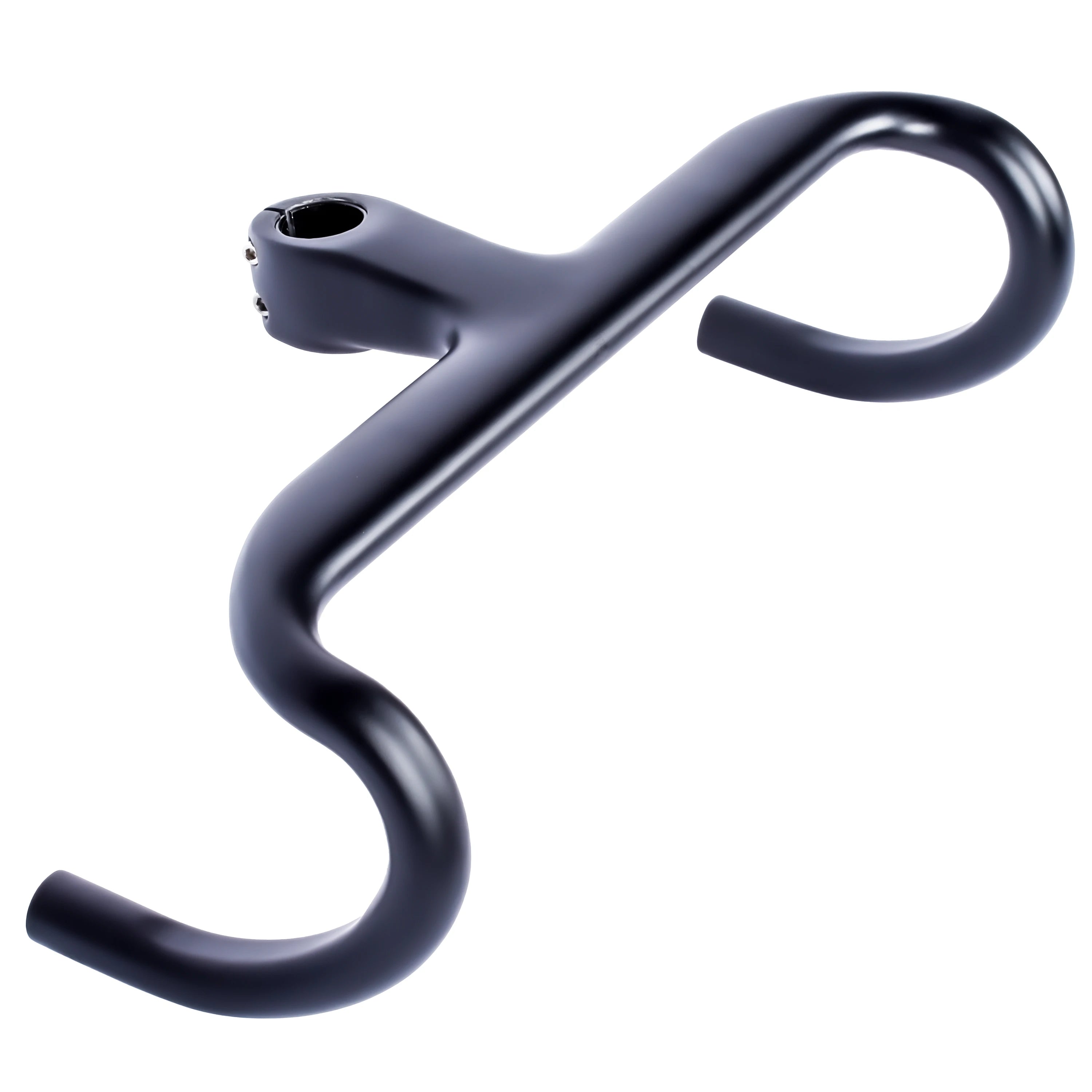Yuying Carbon Fiber Bicycle Handlebar Integrated Road Bicycle Stem Matt Glossy T800 401-500mm Width 31.1-32.5mm Clamp Diameter