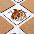 PYD Life Wholesale Custom Round Square Mdf Promotional Sublimation Blanks Tumble Mugs and Square Coasters with Cork