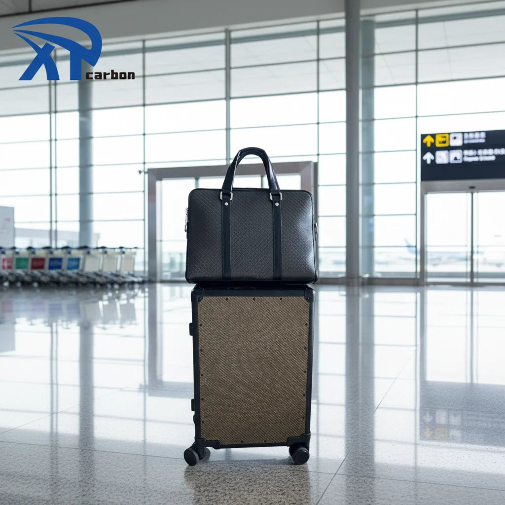 China Supplier Smart Professional Carbon Fiber Luggage 20 Inch Carbon Fiber Suitcase