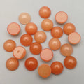 Huiying Top shape fine quality stone crystal wholesale bulk beads gemstone yellow 8mm cabochon jewelry loose Crafts