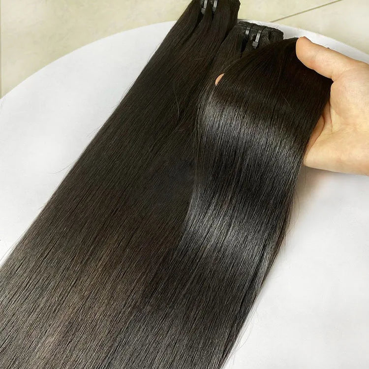 Virgin Hair Bundles Double Drown Straight Extension 100% Virgin  Human Hair Bundles Vendors
