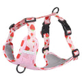 Maychan Cute Colorful Print Polyester Reflective Explosion-proof Dog Harness Outdoor Control Walking Vest Type Pet Harness