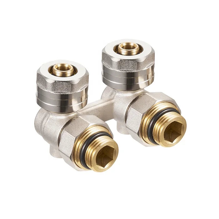 Factory Price Brass Angled Manual H Radiator Ball Valve BJ36001-J