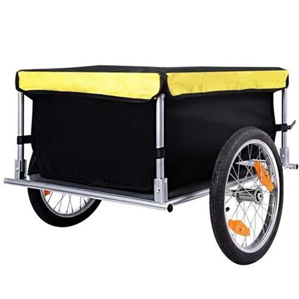 Foldable Trailer Bicycle Cycle Bike Cargo Trailer for Bike Bicycle Cargo Camping Tent Luggage Carry Transport