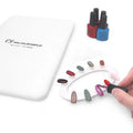 C9 Nail Display Book Stylish Plastic Nail Color Display No Need Glue Professional 120 Nail Colors Chart With Practice Stand