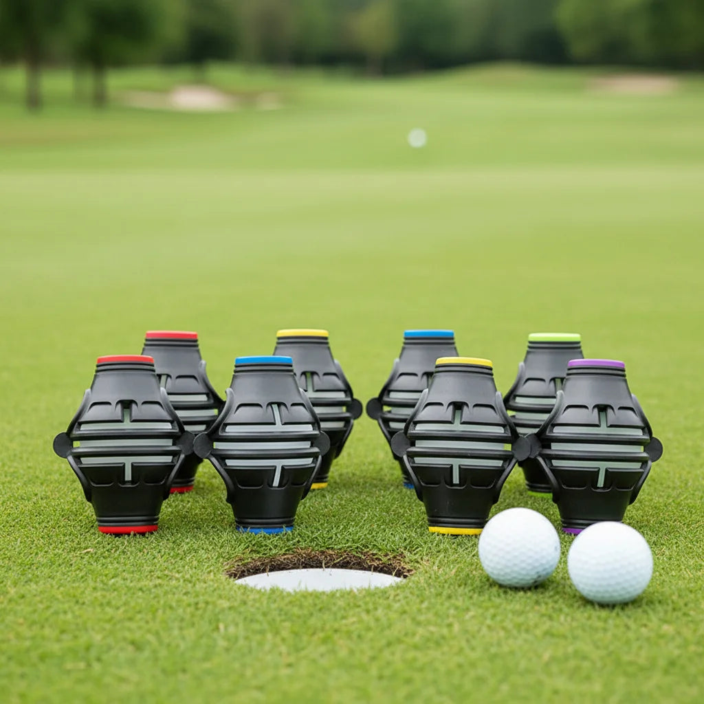 Wholesale Custom Logo 360 Degree Golf Ball Line Alignment Tool Plastic Golf Ball Marker Easy Reading Putting Golf Accessories