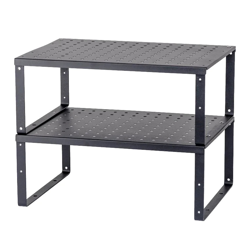 Home Storage Double Metal Eco-Friendly Heat Resistant Multipurpose Storage Cabinet Organizer Rack Stand Cookhouse Vanity Tray