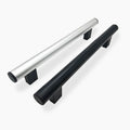LS415 Cabinet Pulls Black / Sliver Square T Bar Kitchen Bathroom Cupboard Chest Drawer Handles and Heavy Duty CNC Machine Knobs