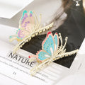 Best Selling Colorful Butterfly Hair Claws Classic Metal Hair Clip Hair Ornaments Alloy Hairpin for Women
