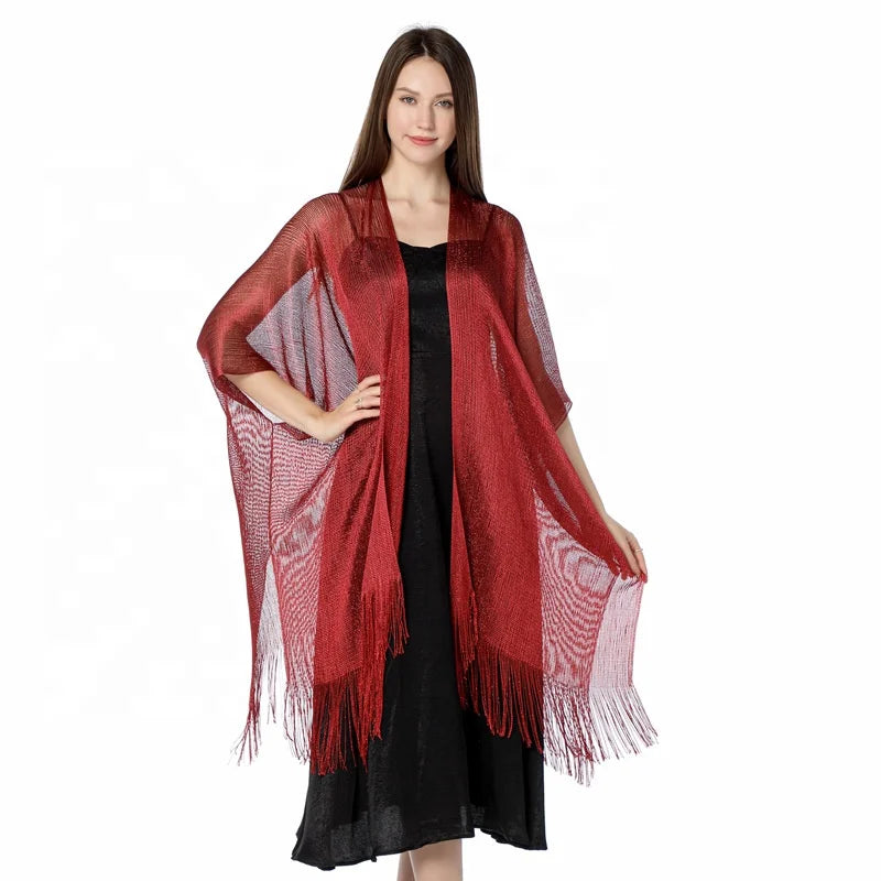 MIO Luxury Party Holiday Wedding Evening Scarf Shawl Cardigans for Evening Wear Lady Women Fashion Accessories