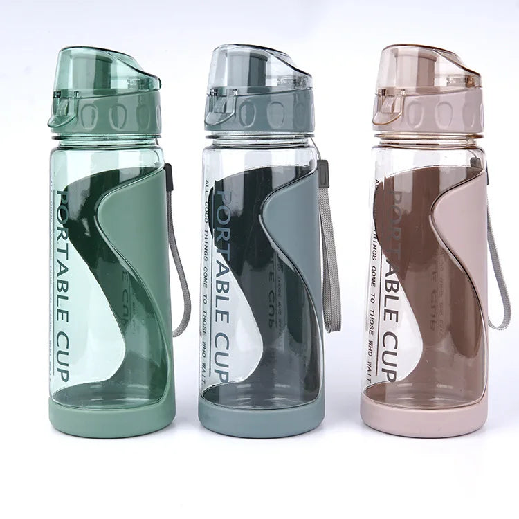 Large Capacity Drink Bottle Plastic School  Water Bottles for School Children Sport Kids Fashion Student Portable Bottle