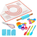 19pcs Plastic Knives Fruit DIY Baking Workers Children's Supplementary Food Suit-Fun & Educational Cooking Tool Set