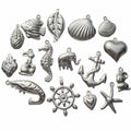 Wholesale Various Jewelry Stainless Steel Mouse Shell Strawberry Charms Necklaces Pendant for Necklace Bracelet