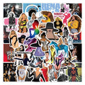 50Pcs Famous Female Singer Beyonce Graffiti Stickers for Laptop Phone Vinyl Sexy Woman Girl Sticker