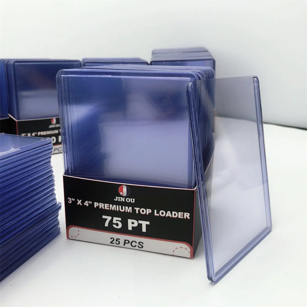 75 PT 3x4 Standard Size Top Loader Card Holder