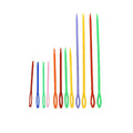 1000pcs/bag 9cm Large Eye Plastic Sewing Kit with Knitting Crochet Hooks Lacing Wool Yarn Needles Hand Sweater Weaving Tools