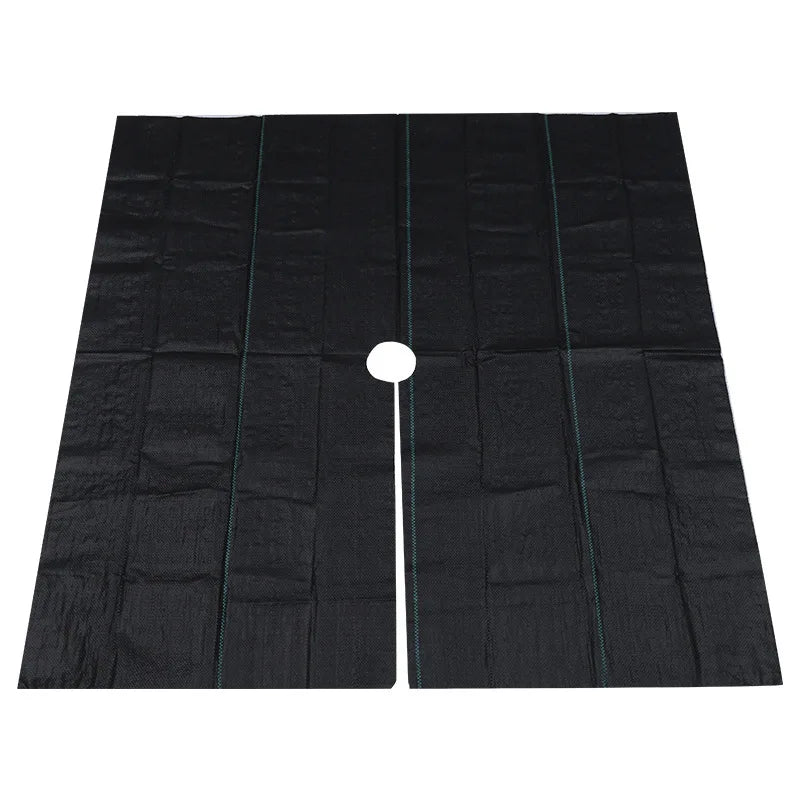 3.2oz Landscape Weed Barrier Fabric Heavy Duty Landscaping Weed Mat Ground Cover With Planting Holes 6.8/10/15/24 Square Feet
