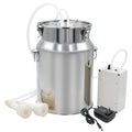 Low Price10L Automatic Dairy Cows Goat Sheep Milk Machine Portable Electric Cow Goat Milking Machines on Sale