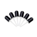 Press Push Button Dropper Cap Cosmetic Serum Plastic Bottles Customized Screw Cap Black and White Plastic Dropper Bottle