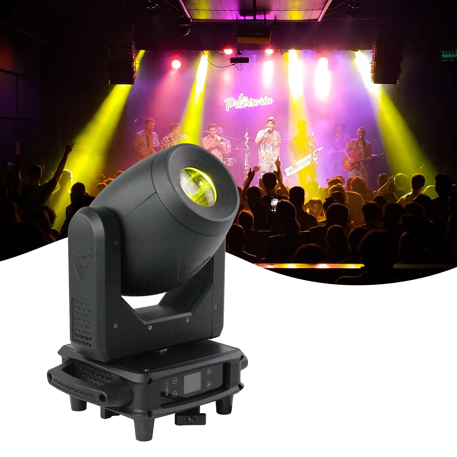 VShow S718 Powercon Movinghead Light Led Dj Lighting Spot Moving Head Gobo High Power 150w Led Moving Head Light for Wedding