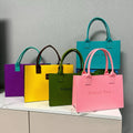 MU Good Quality Non Woven Felt Bag Birthday Gift Handbag Grocery Premium Reusable Shopping Felt Tote Bag