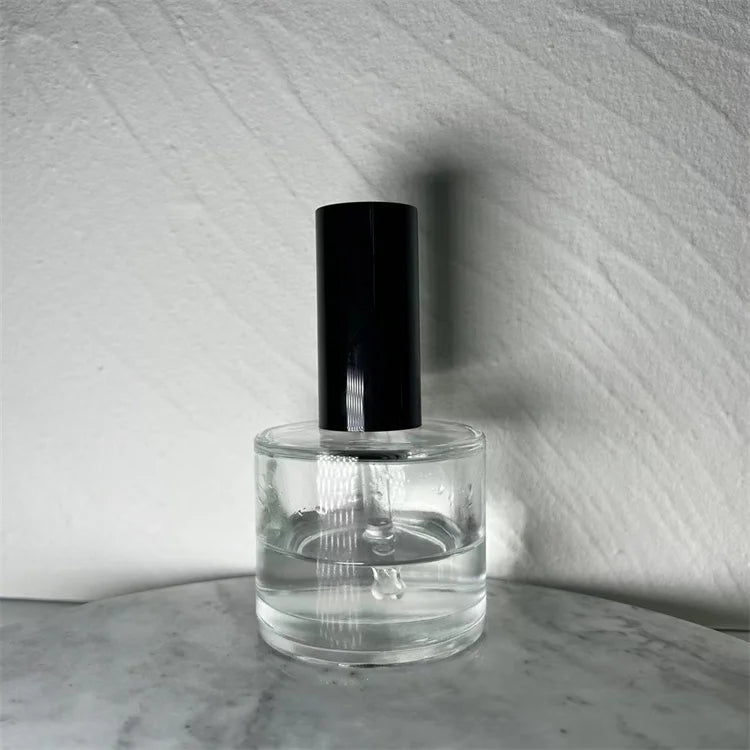 Fancy Beauty 50ml Clear Glass Cosmetic Perfume Serum Essential Oil Dropper Bottle for Skin Care Cream