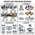One-Stop CNC Machining Solution 3 Hours Quick Response Accurate Non-Standard Metal for STEP IGES Files Sandblasted Texture