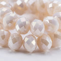 Wholesale 4mm Czech Pearl Colour Glass Beads for Making Bracelet Necklace Accessories Rondelle Spacer Beads