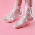 Disposable Clear Non-Absorbent PE Film Spa Foot Booties with Wear Resistance for Removing Wrinkle