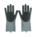 Pet Grooming Gloves: Heat-Resistant Silicone Gloves with High-Density Teeth for Enhanced Massaging and Bathing of Dogs and Cats