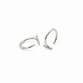 Stainless Steel None Pierced Nose Ring Faux Piercing Jewelry Fake Nose Septum Ring loop Lip Ring