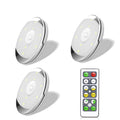 Led Puck Lightswireless Under Cabinet Lighting with Remote Lighting and Circuitry Design Modern Living Room Shadeless 1-year 50