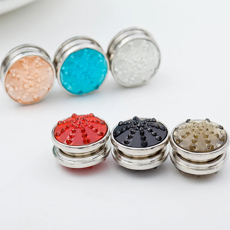 Hot Sale Macaron Color Magnetic Women's Hijab Pin Scarf Brooches Alloy for Wedding Multi-Purpose Pin for Muslim Head Children