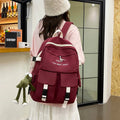 2025 New Style Backpeck for Girls School Bags Fashion Cute Notebook Function College Students Customized logo Laptop Backpack