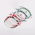 Customized DIY Personalized Friendship Bracelet Adjustable Rope Stainless Steel Bracelet Woven Colorful Bracelet