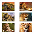 5D DIY Full Diamond Square/Round Painting Beads Landscape Lion Canvas Adult Home Decor Craft Embroidery Animals Children Present