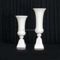 Modern Large White Glass Fiber Reinforced Vase Simple Style Floor-to-Ceiling Home Landscape Event Decorations