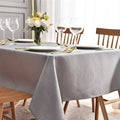 Jacquard Table Cloth Swirl Pattern Spillproof Wrinkle Resistant Heavy Weight Soft Tablecloth for Kitchen Dinning Outdoor Picnic