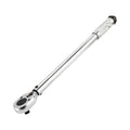 Micrometer Torque Wrench 1/2-Inch Drive Reversible Ratchet Clicks Lockable 30 to 150 Foot Pound Range