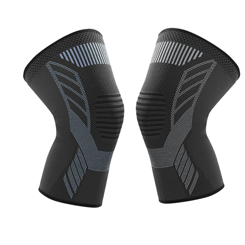 2023 Custom Logo Non Slip Gym Fitness Sports Knee Brace Comfortable Knit Stabilizer for Protection
