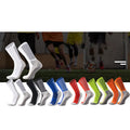 Wholesale Professional Padded Football Anti-slip Socks Adult Men Soccer Sports Grip Socks With Silicone Grip
