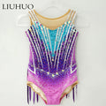 LIUHUO Artistic Gymnastics Leotard Competition Art Examination Training Professional Performance Customization Purple